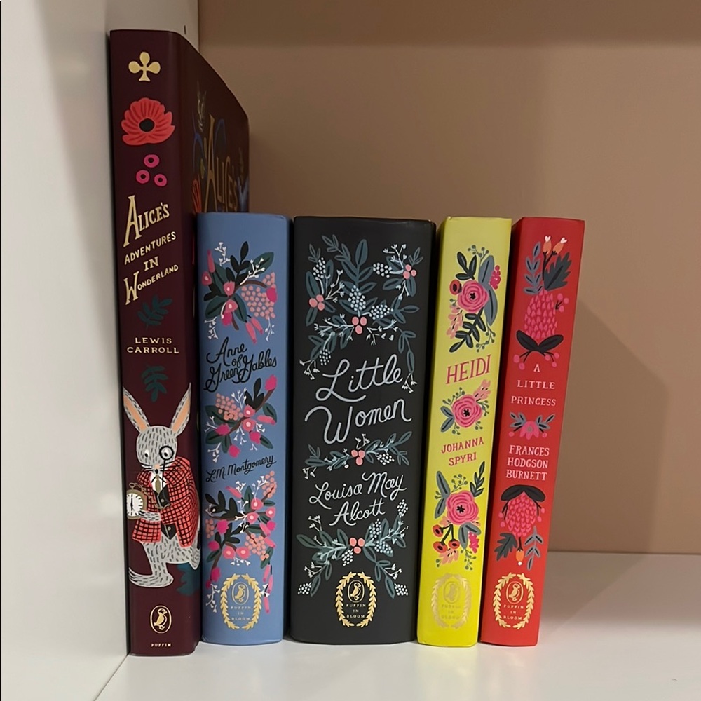 Rifle Paper Co. Classic Children’s Books - Little Women, Heidi, Alice, Princess